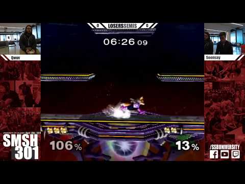 SMSH 301 - Qwuv vs. Soonsay - Melee Singles LS