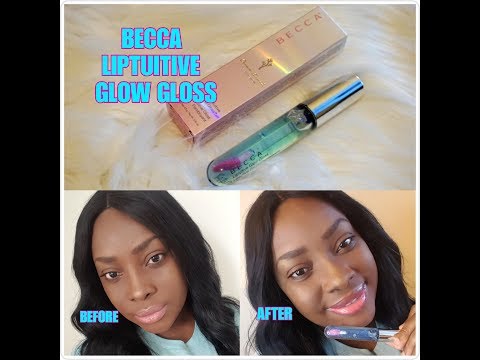 BECCA COSMETICS LIPTUITIVE GLOW GLOSS | DEMO | FIRST IMPRESSION | SEPHORA | KELLIE KELZ WAY