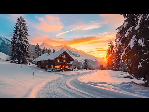 Mystical morning drive in Grindelwald 🇨🇭 Switzerland 4K