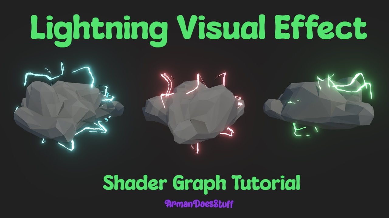 Lightning/Shock Aura Effect - Unity ShaderGraph/VFX Graph tutorial