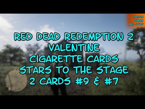 Red Dead Redemption 2 Valentine Cigarette Cards Stars to the Stage 2 Cards #9 
