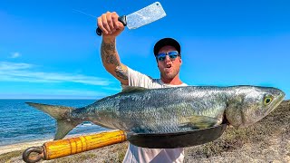 (CATCH AND COOK) Fish Was Too BIG To Eat Alone