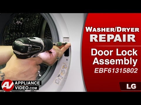 LG Washer Dryer Combo unit -  Door Lock assembly issues - Diagnostic & Repair