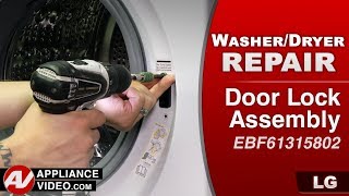 LG Washer Dryer Combo Unit - Door Lock Assembly Issues - Diagnostic & Repair