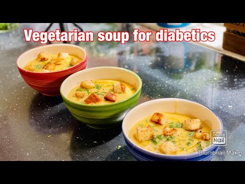 Turnips Soup, Vegetable Soup. Recipe For Diabetics.