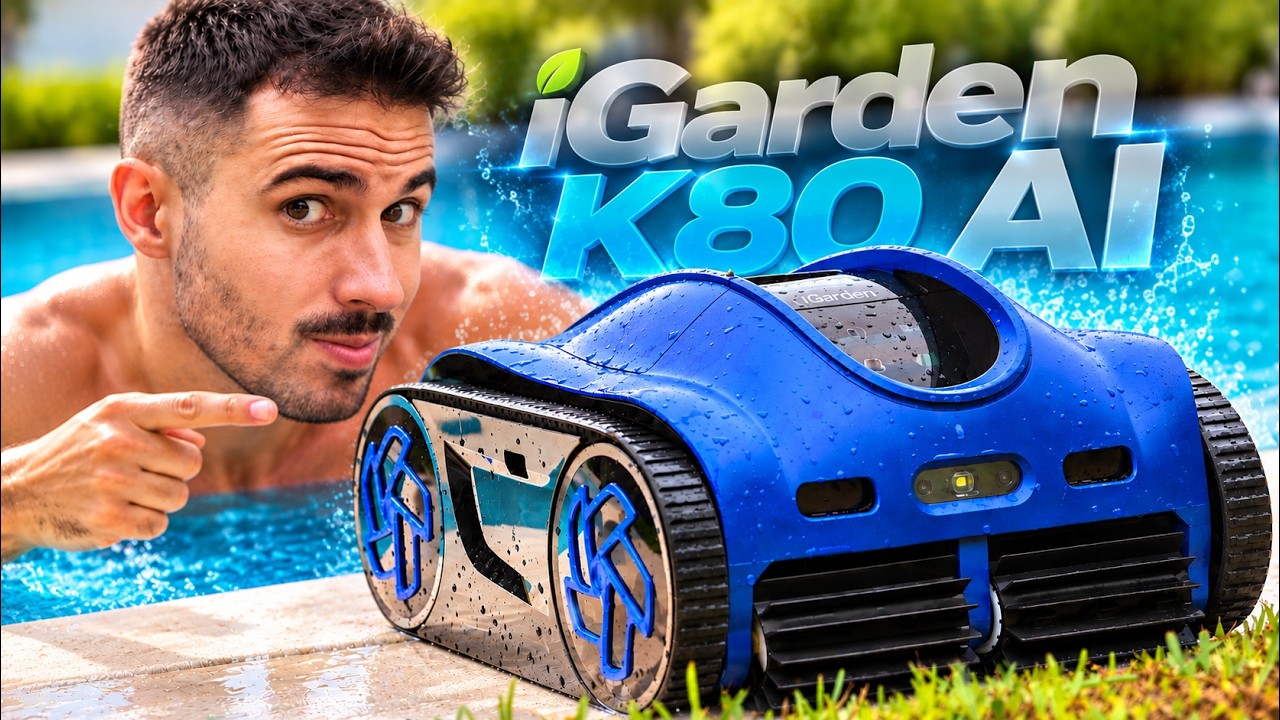 iGarden K80 AI 🤖 ¡Así se limpia tu PISCINA sin esfuerzo!