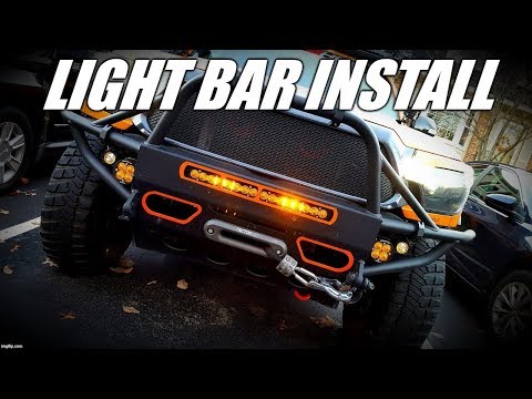 Baja Designs 20" S8 Amber Driving/Combo Light Bar Installation | Toyota Tacoma