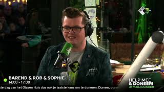 [3FM Serious Request] Rob, Barend & Sophie over afgelopen editie 24-12-2022