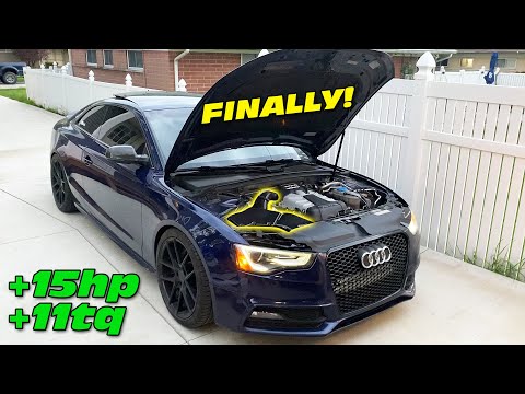 AWE S-FLO Carbon Intake Install On My Audi S5!