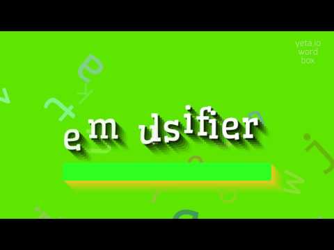How to say "emulsifier"! (High Quality Voices)