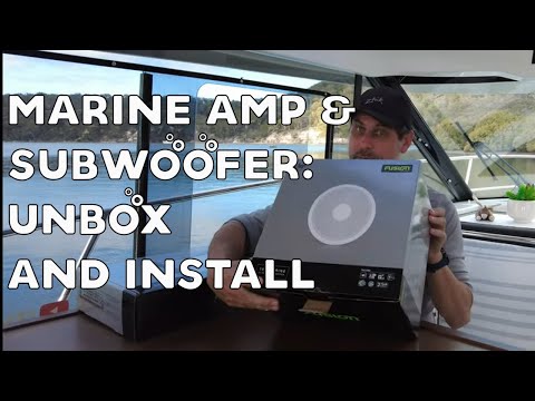 Fusion Marine Sub Woofer and Amp | Unboxing, Install and Tuning