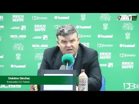 Resumen de la rueda de prensa de Onésimo Sánchez - Jornada 17 (Temp. 16/17)