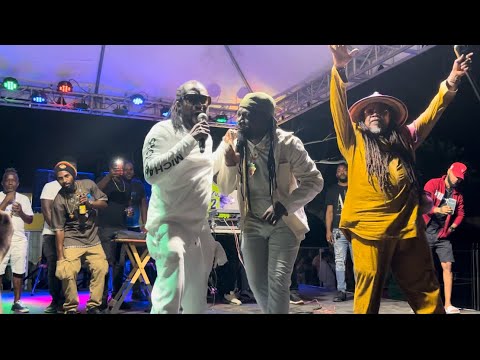 Luciano Give Louie Culture Di Mic N Mash Up Little Hero Birthday, Live Performance, Discovery Bay