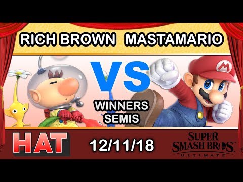 HAT 46 - Rich Brown (Olimar) Vs. MastaMario (Mario) Winners Semis - Smash Ultimate