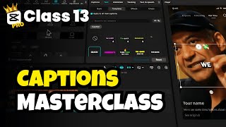 Learn 90% about Captions Under 10 minutes | CapCut Captions Masterclass