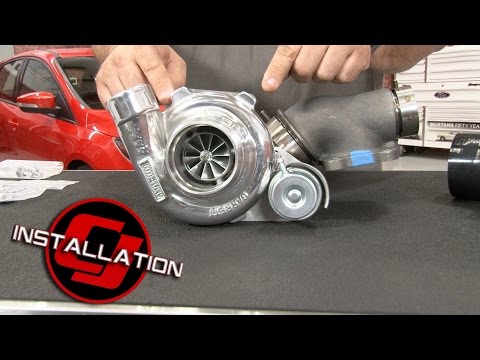 Focus ST ATP Turbo GTX2867R With .64 A/R Turbine Housing Bolt-On 2013-2018 Installation
