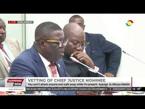 LIVE: Vetting Of Chief Justice Nominee  Paul Baffoe-Bonnie || 10-11-2025