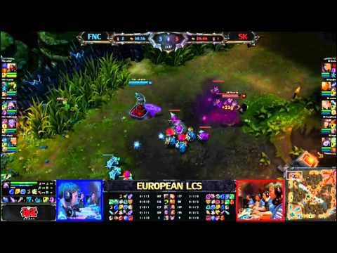 Fnatic vs SK Gaming  LCS 2013 EU Spring W5D2 FULL GAME