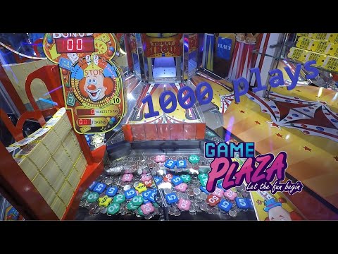 1000 plays at the Ticket Circus Coin Pusher (Ticket Circus Ep 4)