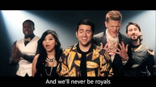 Pentatonix - Royals (HD LYRICS)