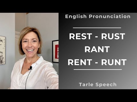 Learn to Pronounce REST RUST RENT RUNT RANT - American English Pronunciation #learnenglish