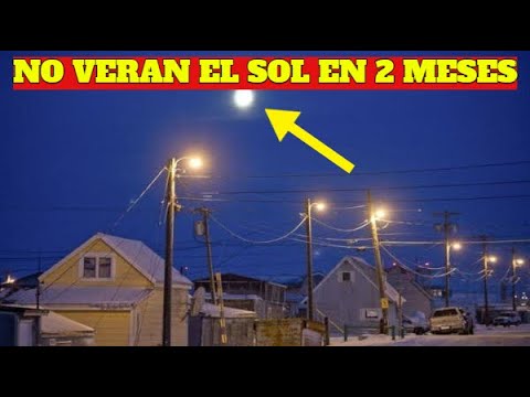Esta es la CIUDAD de Alaska que NO verá el SOL hasta Enero de todos los AÑOS