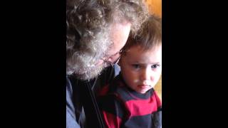 Cute Baby Kisses Papa