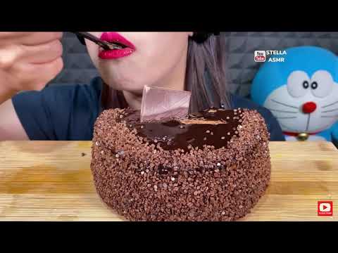 ASMR Chocolate Cake