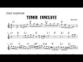 Tenor Conclave - Hank Mobley SOLO TRANSCRIPTION