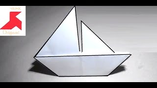 Оригами подставка - двухмачтового корабль из бумаги А4 своими руками