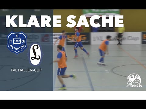 Weinheim wird Favoritenrolle gerecht | TSG Weinheim - Olympia Lampertheim (TVL Hallen-Cup)