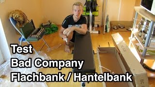 Test Bad Company BCA-30 Flachbank | Hantelbank Test | Hantelbank billig | Hantelbank günstig