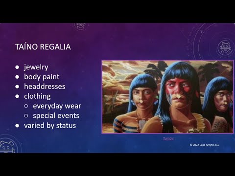 Let's Talk Taíno 66 - Taíno Regalia (Part 1) | Clothing, Feathers, Gold & More! 🪶💎👑