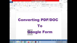 Download the video "Converting PDF/DOC to Google Form automatically"