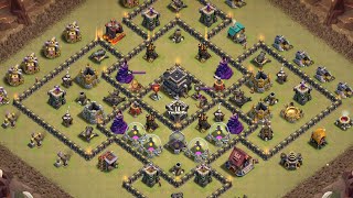 【クラクラ】牙狼ちゃんさんのクイヒードラゴン TH9全壊