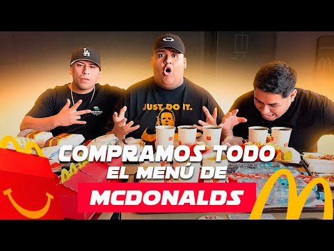 GASTÉ MÁS DE 600 SOLES EN TODA LA CARTA DE MCDONALDS 🤑 | ME DECEPCIONÓ 🤢
