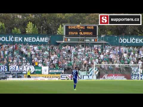 Bohemians Praha 1905 - SK Sigma Olomouc - atmosféra při zápase