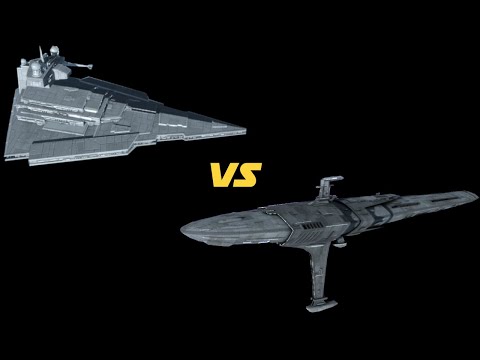 Victory-II Star Destroyer VS MC75 Star Cruiser (Star Wars Empire at War: Thrawn's Revenge)