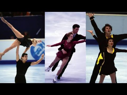 1998 Nagano Pairs Free Final Group | Kazakova & Dmitriev 🇷🇺🥇 Berezhnaya & Sikharulidze 🇷🇺🥈.. 🇩🇪🥉