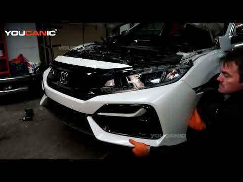 2016-2021 Honda Civic – Front Bumper Replacement