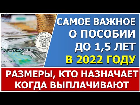 Самая важная информация о пособии по уходу за ребенком до 1,5 лет с изменениями на 2022 год