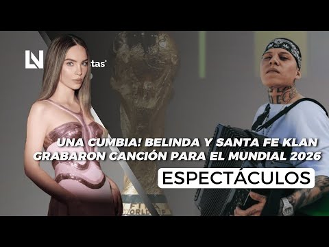 Una cumbia! Belinda y Santa Fe Klan grabaron canción para el Mundial 2026