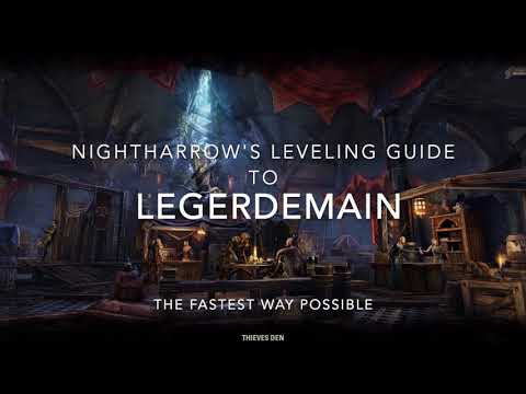 ESO: The Fastest Way to Level Legerdemain