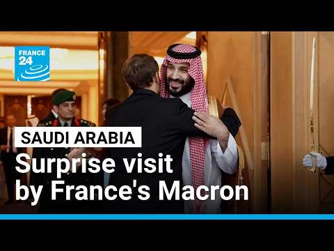 French President Macron lands in Saudi Arabia on surprise 'solidarity' visit