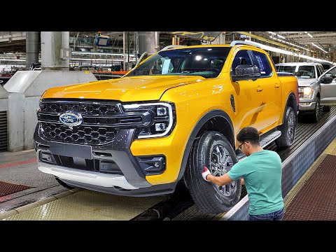 Inside US Best Mega Factory Producing the Massive Ford Ranger - Production Line