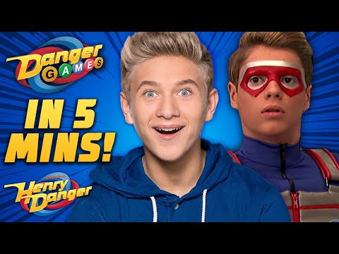 The Danger Games In 5 Minutes! Ft. Game Shakers | Henry Danger