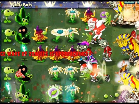 PLANTS VS ZOMBIES 2 PINATA PARTY PEASHOOTER BLOOMERANG PEA POD LIGHTNING REED WITCH HAZEL 10-20-2021