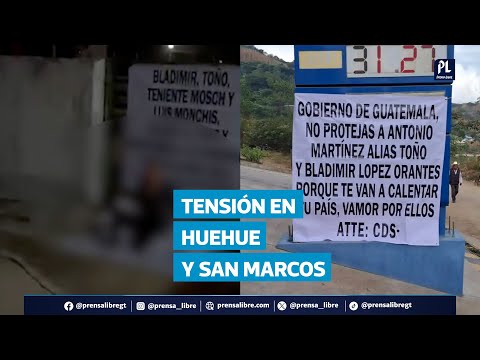 Grupos del narco siembran temor en Huehuetenango y San Marcos
