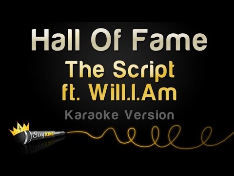 The Script ft. Will.I.Am - Hall Of Fame (Karaoke Version)