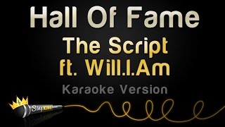 The Script ft. Will.I.Am - Hall Of Fame (Karaoke Version)